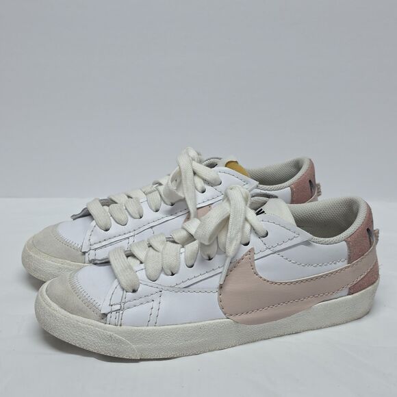 Nike Shoes - Nike Blazer Low '77 Jumbo Women's Size 9 Sneakers White Pink Retro Style